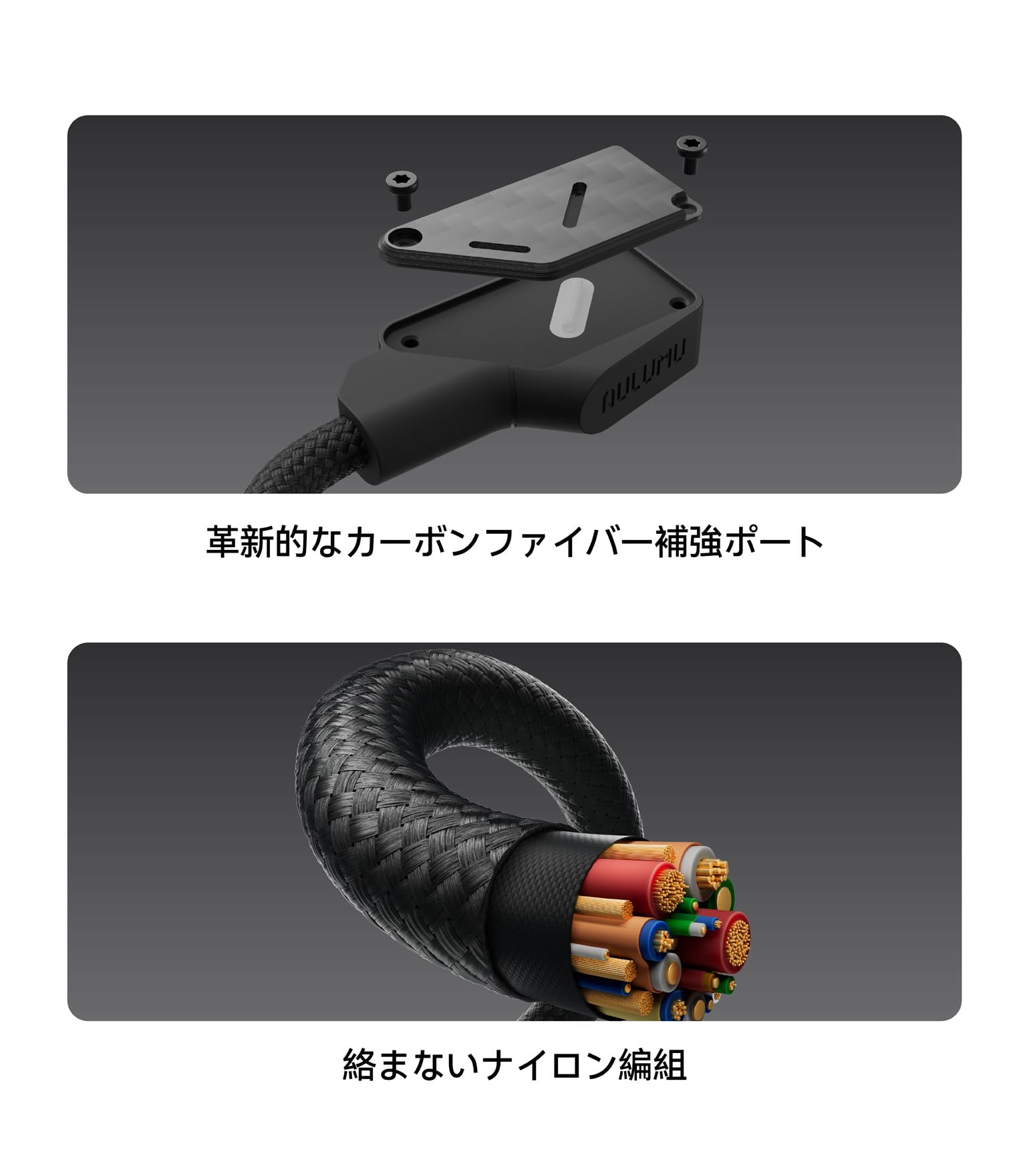 Amazon.co.jp: Aulumu M07 240W USB-C to USB-C カーボンファイバー